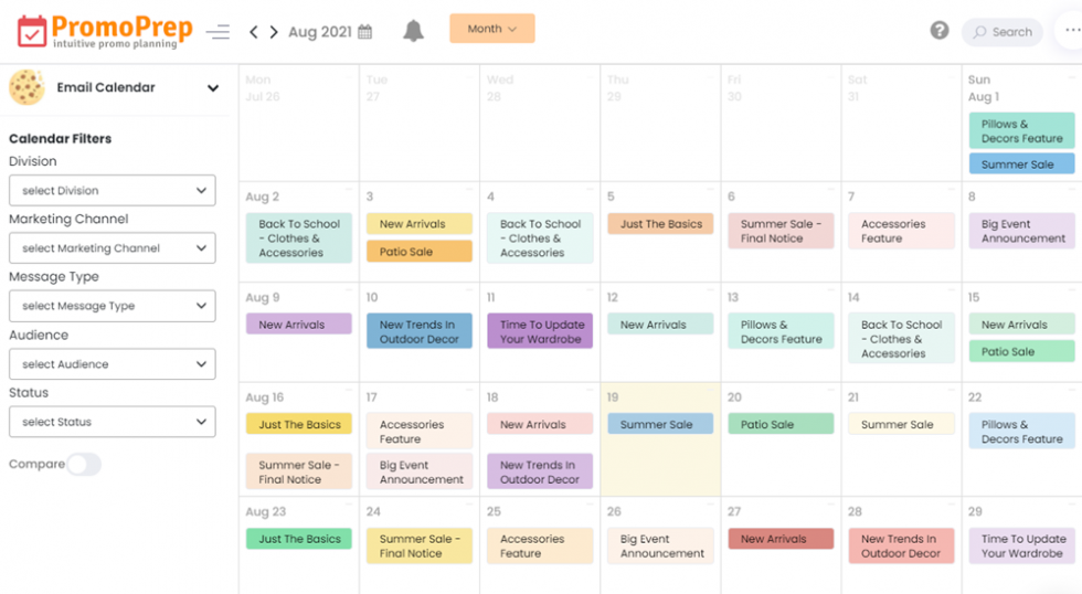 Email Calendar Software & Email Marketing Calendar Software